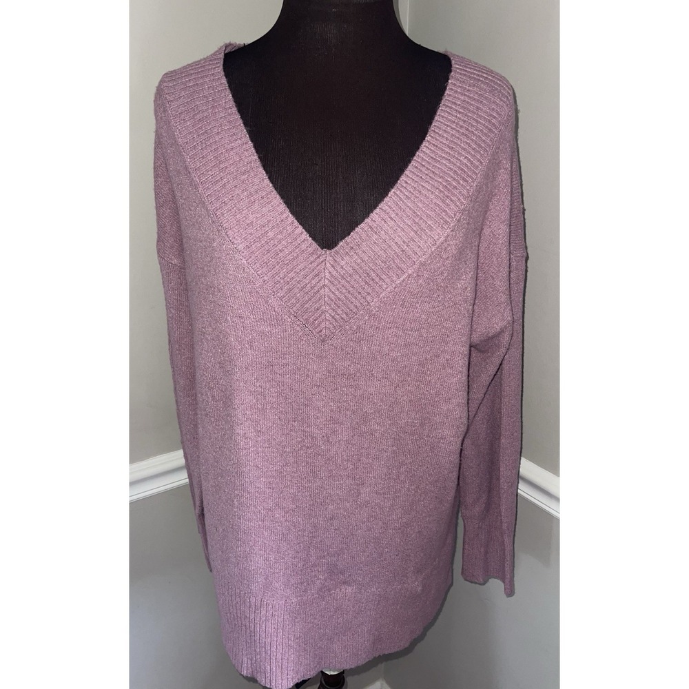 a.n.a Women's V Neck Sweater Western Rose Sz XL NWT